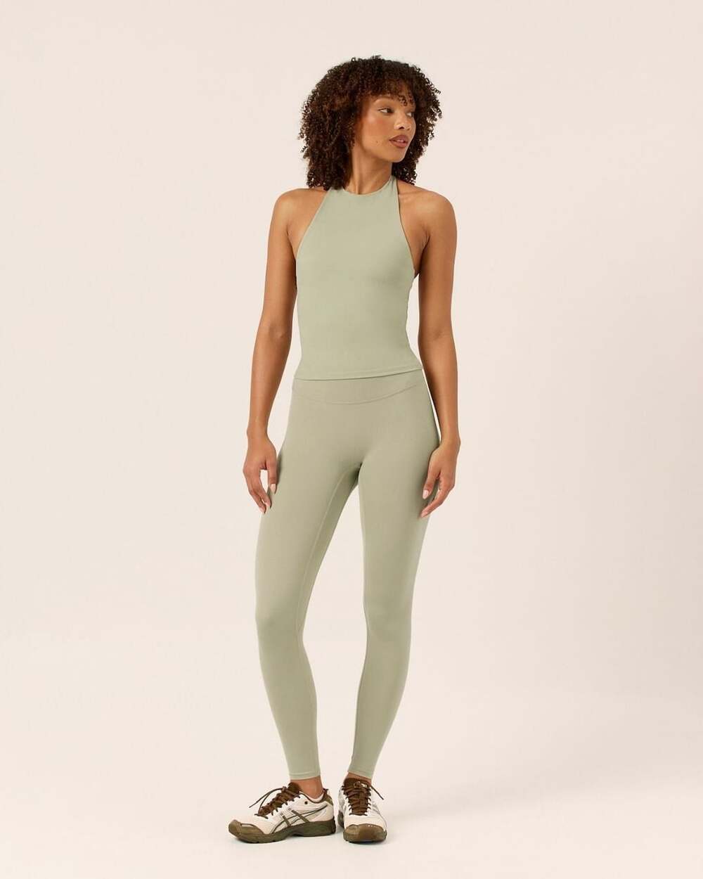 CSB Serenity Invisible Scrunch Leggings Sage Green XS